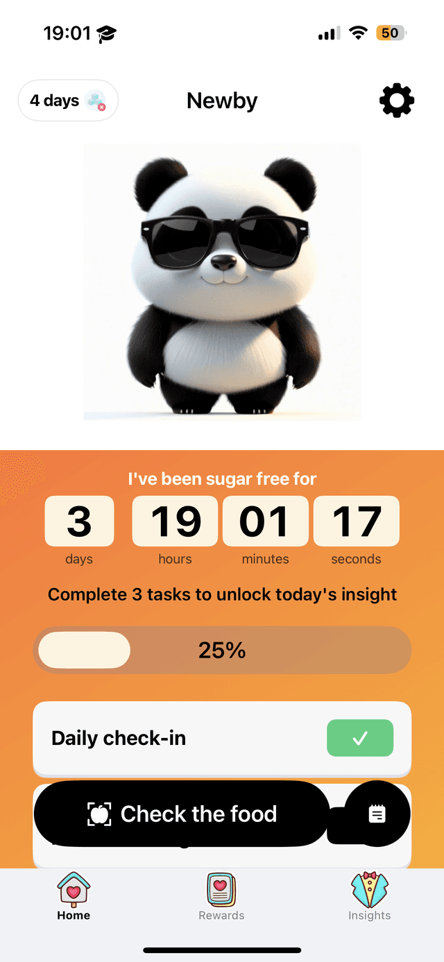 No Sugar Challenge screenshot 1